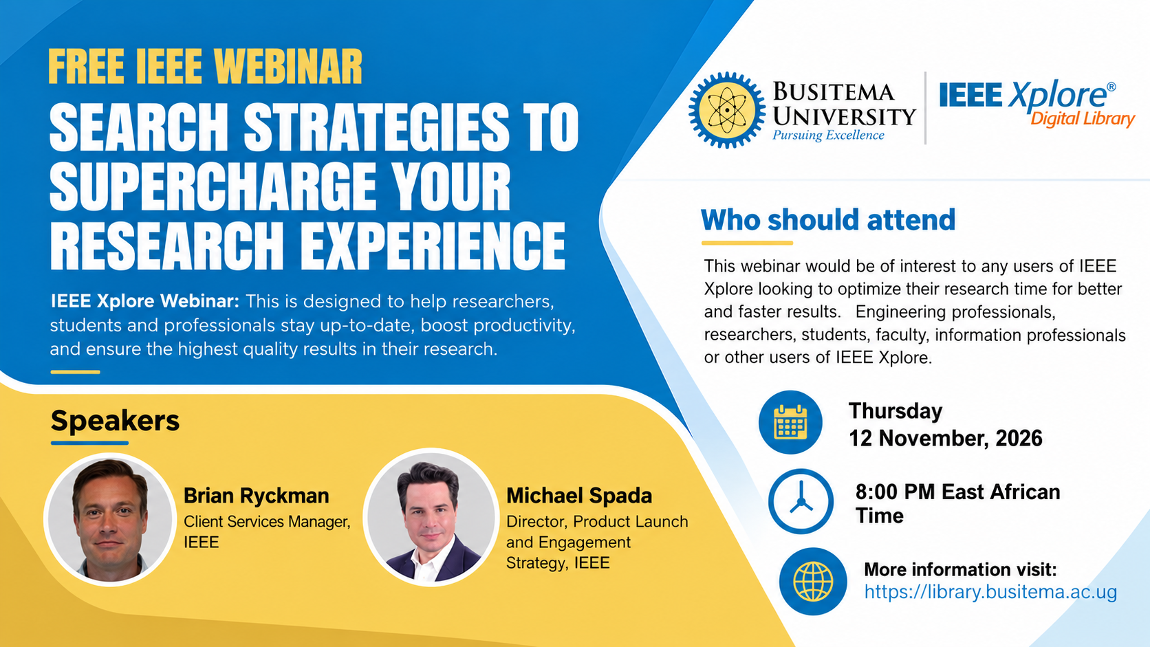 IEEE Xplore to Host Free Webinar on Effective Research Search Strategies