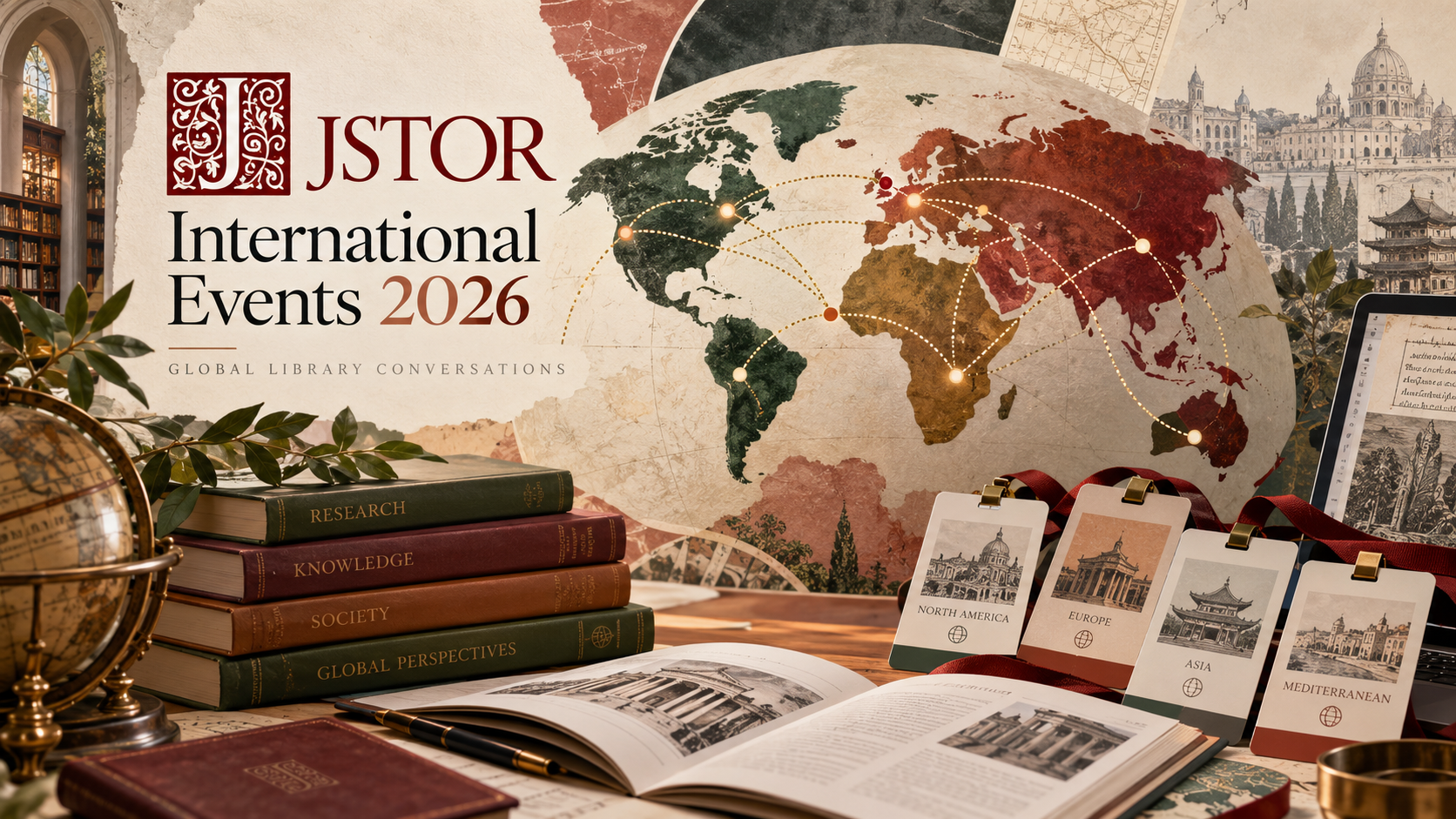 JSTOR Announces International Engagements as Libraries Prepare to Discuss AI, Digital Resources and Research Access