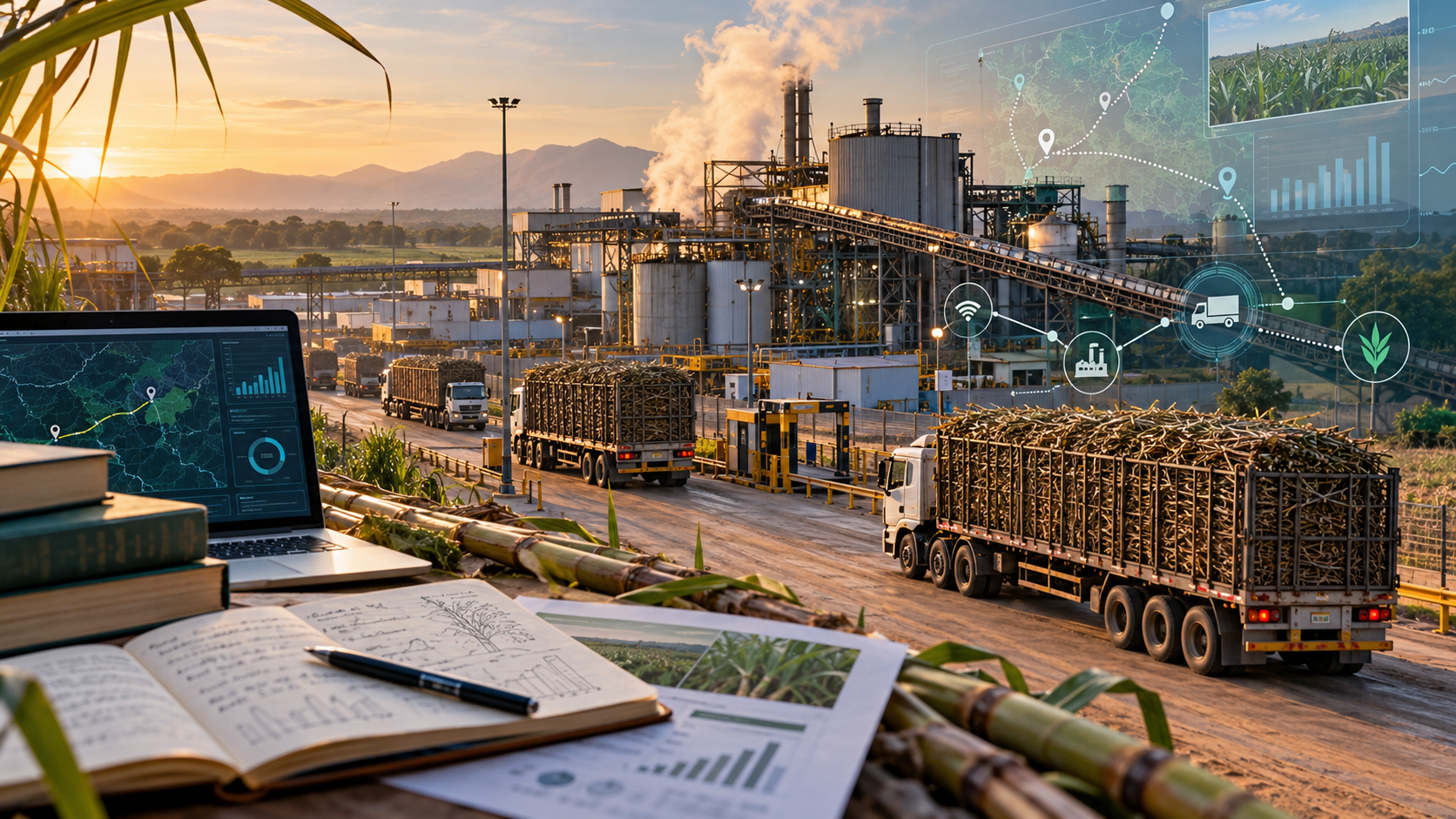 Image credit: AI-generated illustration. The image does not depict the actual Illovo Sugar Malawi facility